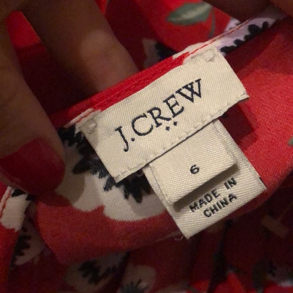🦋 J.Crew Floral Flowy Wrap Dress - Picture 6 of 7
